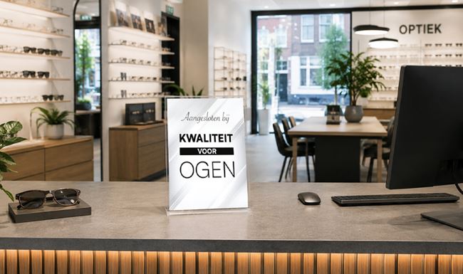 Kwaliteit voor Ogen keurmerk nu ook zichtbaar in de winkels 